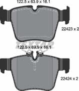 OEM PAD KIT, DISC BRAKE 2242301