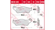 OEM PAD KIT, DISC BRAKE MCB648SI