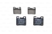 OEM BRAKE PAD SET REAR DB W202-6CYL,300-24V,W210 0986490260