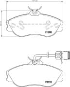 OEM BRAKE-PADS MDB1820