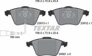 OEM BRAKE PAD SET/A3/AUDI TT/GOLF 2391301