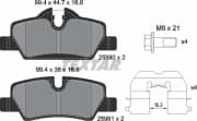 OEM PAD KIT, DISC BRAKE 2598001