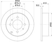 OEM BRAKE ROTOR ND6005