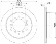 OEM BRAKE ROTOR ND1093K