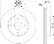 OEM BRAKE ROTOR ND1044K