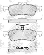 OEM PAD KIT, DISC BRAKE PN1840