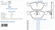 OEM brakepad P06022