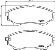 OEM PAD KIT, DISC BRAKE NP5014