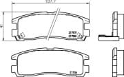 OEM PAD KIT, DISC BRAKE NP3013