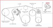 OEM TENSIONER ASSY, PULLEY 119557S00A