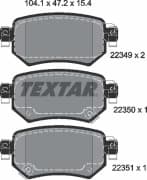 OEM PAD KIT, DISC BRAKE 2234901