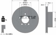 OEM BRAKE DISC-FR-E81/E87 92238403