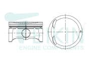 OEM PISTON ASSY 42209STD