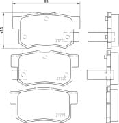 OEM PAD KIT, DISC BRAKE NP8008