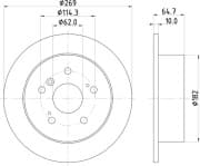 OEM BRAKE ROTOR ND1037K