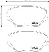 OEM PAD KIT, DISC BRAKE NP1036