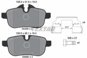 OEM BRAKE PAD SET/RR-ZE89 2455901