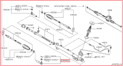 OEM END ASSY, TIE ROD STEERING D8E20CG80A