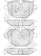 OEM PAD KIT, DISC BRAKE PN0546