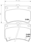 OEM PAD KIT, DISC BRAKE NP5010