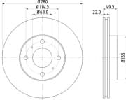 OEM BRAKE ROTOR ND2023K