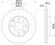 OEM BRAKE ROTOR ND8022