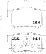 OEM PAD KIT, DISC BRAKE NP8037