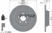 OEM BRAKE DISC,VENTED REAR-M(W166) 92277405