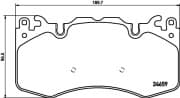 OEM PAD KIT, DISC BRAKE 8DB355016151