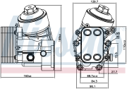 OEM OIL COOLER ASSY 91154