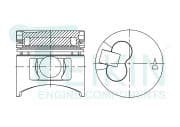 OEM PISTON STD 4D56-T(NEW) 43242AGSTD