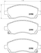 OEM PAD KIT, DISC BRAKE NP7002