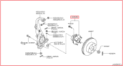 OEM WHEEL HUB ASSY 40202EJ70A