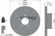 OEM BRAKE DISC -E90/318/325 92176105