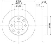 OEM BRAKE ROTOR ND8017K