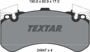 OEM BRAKE PAD SET-FR-AUDI-A6/A7/A8 2484701