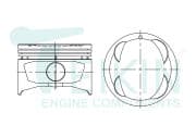 OEM PISTON ASSY 46266STD