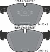 OEM PAD KIT, DISC BRAKE 2417001