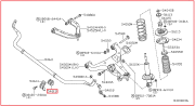 OEM BUSHING, STABILIZER 54613ZV50A