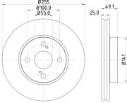 OEM BRAKE ROTOR ND1083K