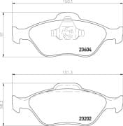 OEM PAD KIT, DISC BRAKE NP5008