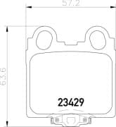 OEM PAD KIT, DISC BRAKE NP1038