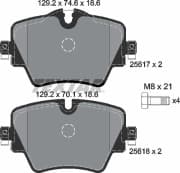 OEM PAD KIT, DISC BRAKE 2561701