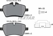 OEM PAD KIT, DISC BRAKE 2398401