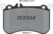 OEM BRAKE PAD SET FRT DB W218/CLS/500 2521902