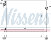 OEM RADIATOR ASSY, A/C 60768