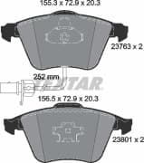 OEM BRAKE PAD SET DISC/AUDI-A4/A8 2376302