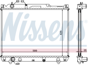 OEM RADIATOR ASSY, A/C 64196A