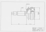 OEM JOINT ASSY, DRIVE SHAFT TO088