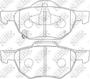 OEM PAD KIT, DISC BRAKE PN8125